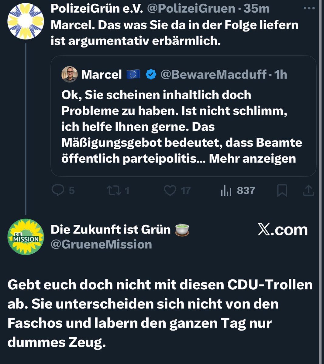 .<a href="/PolizeiGruen/">PolizeiGrün e.V.</a> und ihre Fanboys 😊