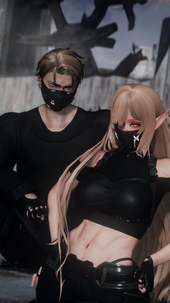 Techwear style collab with the brother man <a href="/ArmoredNgs/">Armored</a> 
#メンテの日じゃないけどssを貼る #PSO2NGS_SS