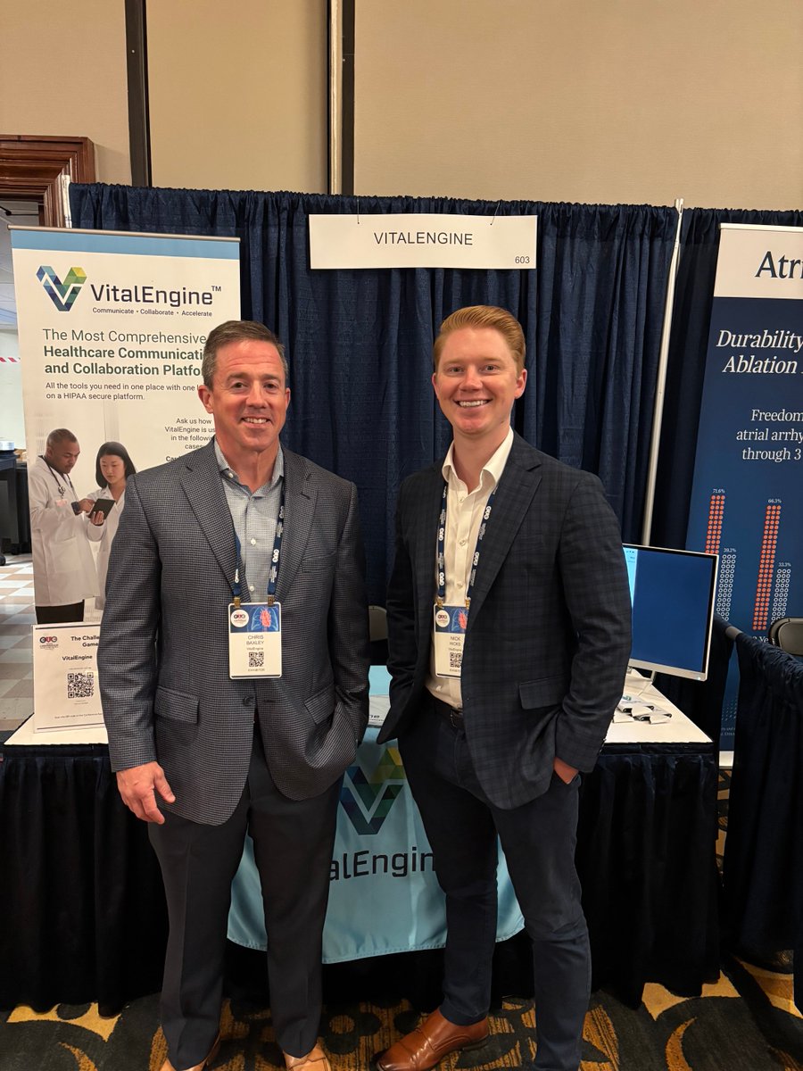 VitalEngine's tweet image. Come see us August 22nd and 23rd at the  Texas Cardiovascular Innovations Conference and learn how you can grow your referral volume, streamline collaborations, and accelerate care.  If you can’t make it, visit vitalengine.com to schedule a demo.