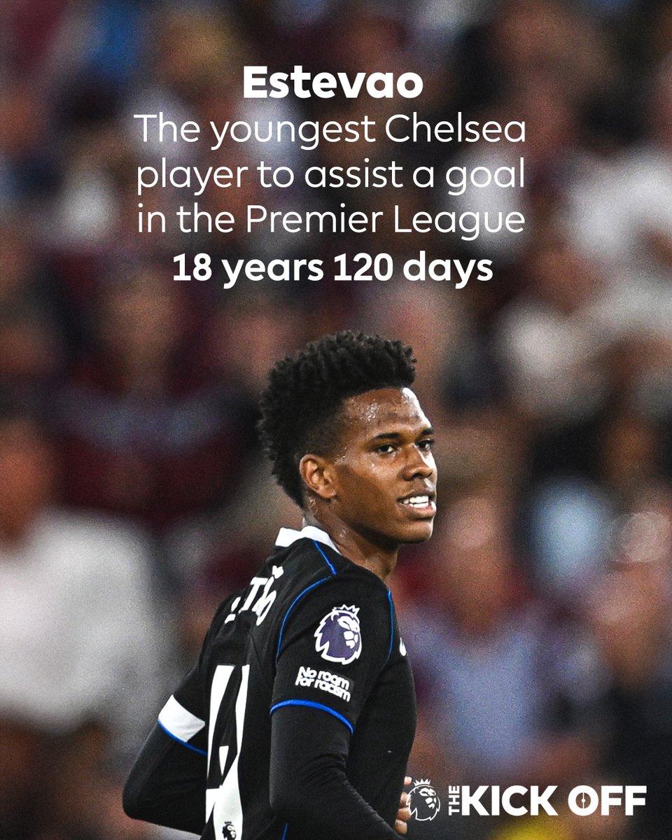 An impressive first start for Chelsea from Estevao, and he is into the club's history books ✨