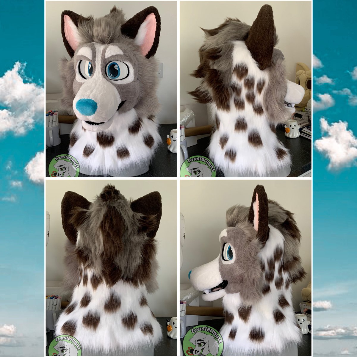 ToastermuttFS's tweet photo. ❄️Finished Head❄️
Finished fursuit head! I love this characters design and I can’t wait to complete the rest of this mini partial, including a HUGE tail!!!👀
WIP’s of this head along with other fursuits I’m working on are posted on my telegram channel linked in my bio!🎨🪡 https://t.co/8weMGGJhec