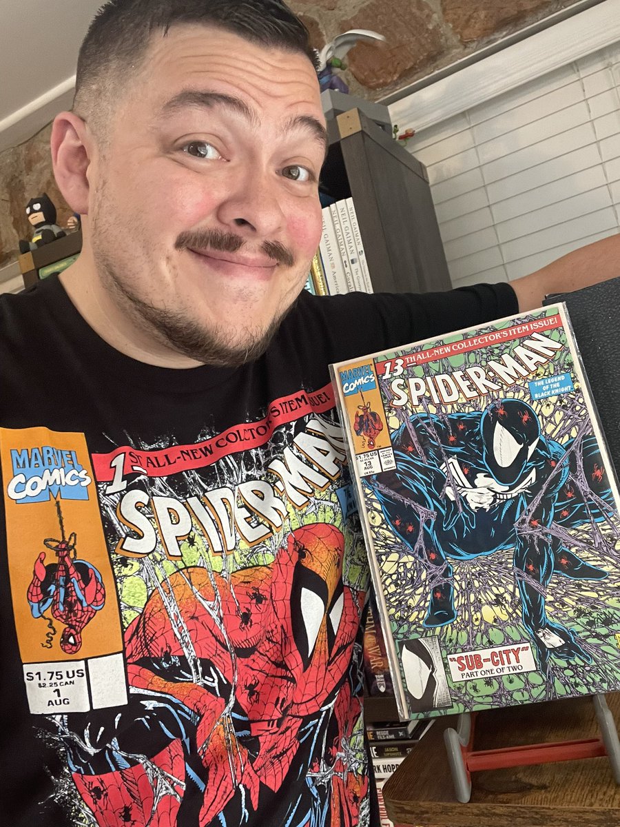 I might be a LITTLE BIT of a Spidey fan😅 Happy Friday friends, we’re LIVE! More Alan Wake this afternoon before Movie Night! Come say hello! Twitch.tv/krypton246