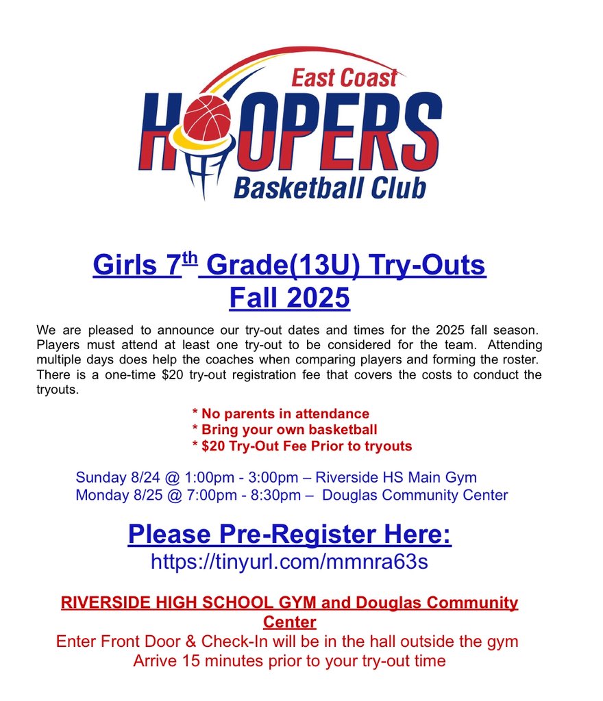 echoopers's tweet image. Fall Try Outs for Brand New Teams ONLY - Gr 7 Girls &amp;amp; Gr 4-5 Boys are this Sunday &amp;amp; Next Week! Try Out Fee - paypal.com/ncp/payment/FV…