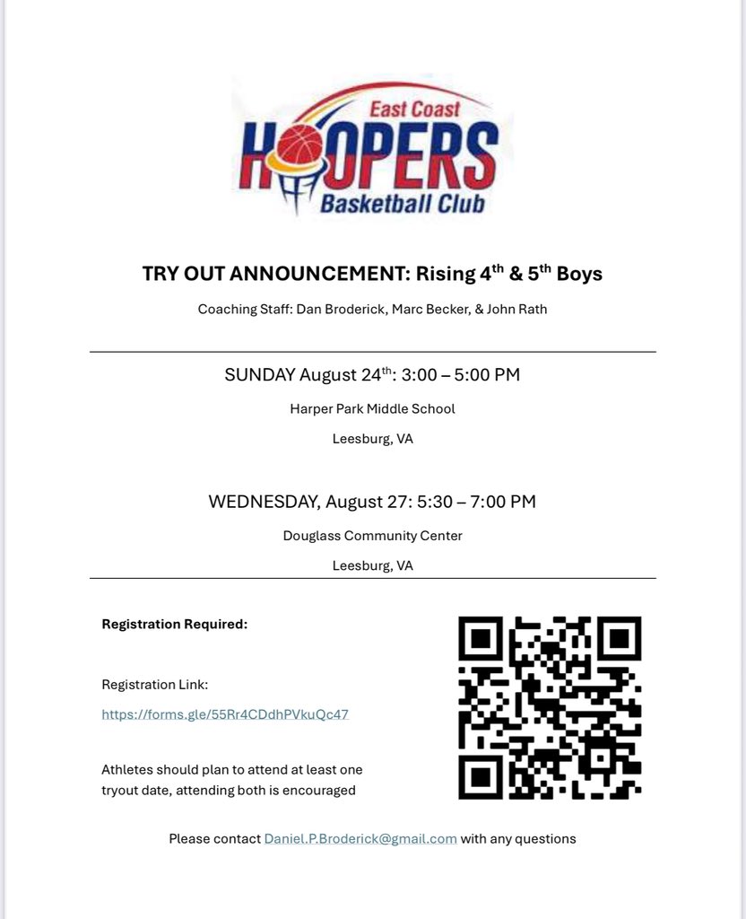 echoopers's tweet image. Fall Try Outs for Brand New Teams ONLY - Gr 7 Girls &amp;amp; Gr 4-5 Boys are this Sunday &amp;amp; Next Week! Try Out Fee - paypal.com/ncp/payment/FV…