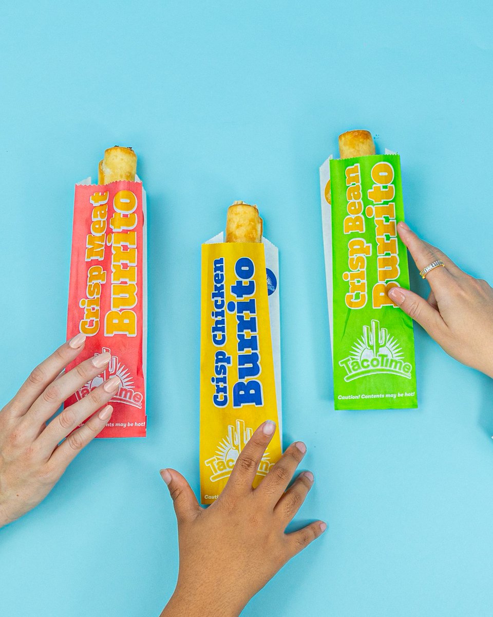Happiness is just one Crisp Burrito away 🤩
