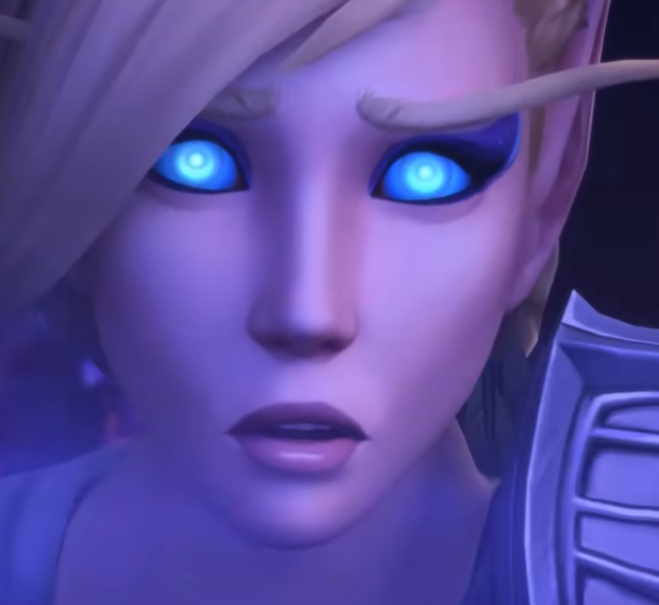 TheElderArrow's tweet photo. "We can't animate human emotion with glowing eyes." 

And these are the cinematic models :I https://t.co/hmziddEzQt