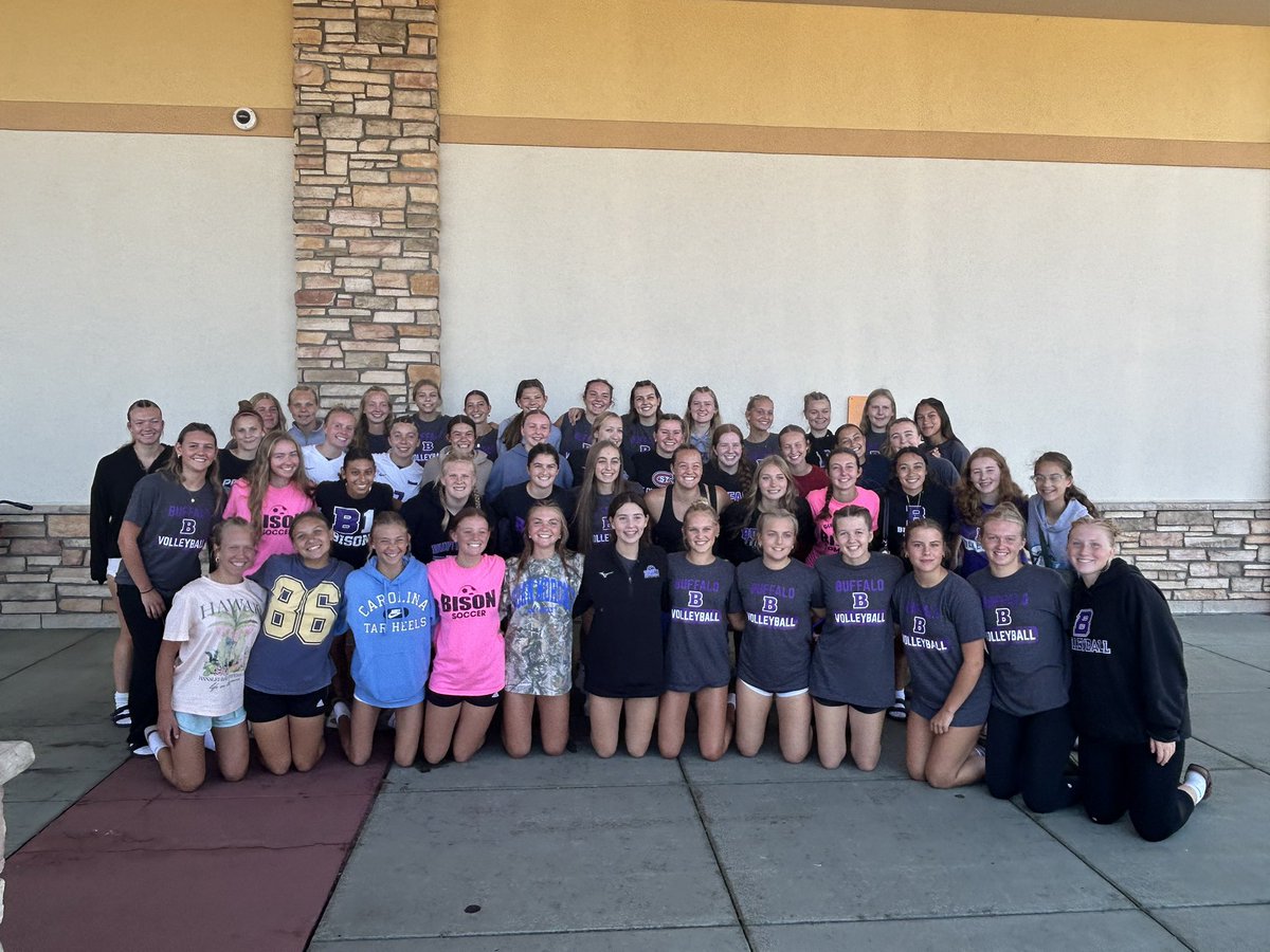 BHSBison's tweet photo. Talk about B1 Bison attitude!  Bison Soccer and Volleyball pick up wins in Bemidji last night!  So, they both continued on to Moorhead to take on the Spuds tonight!  Let’s go Bison!  B1 https://t.co/wxtK34Ry2R
