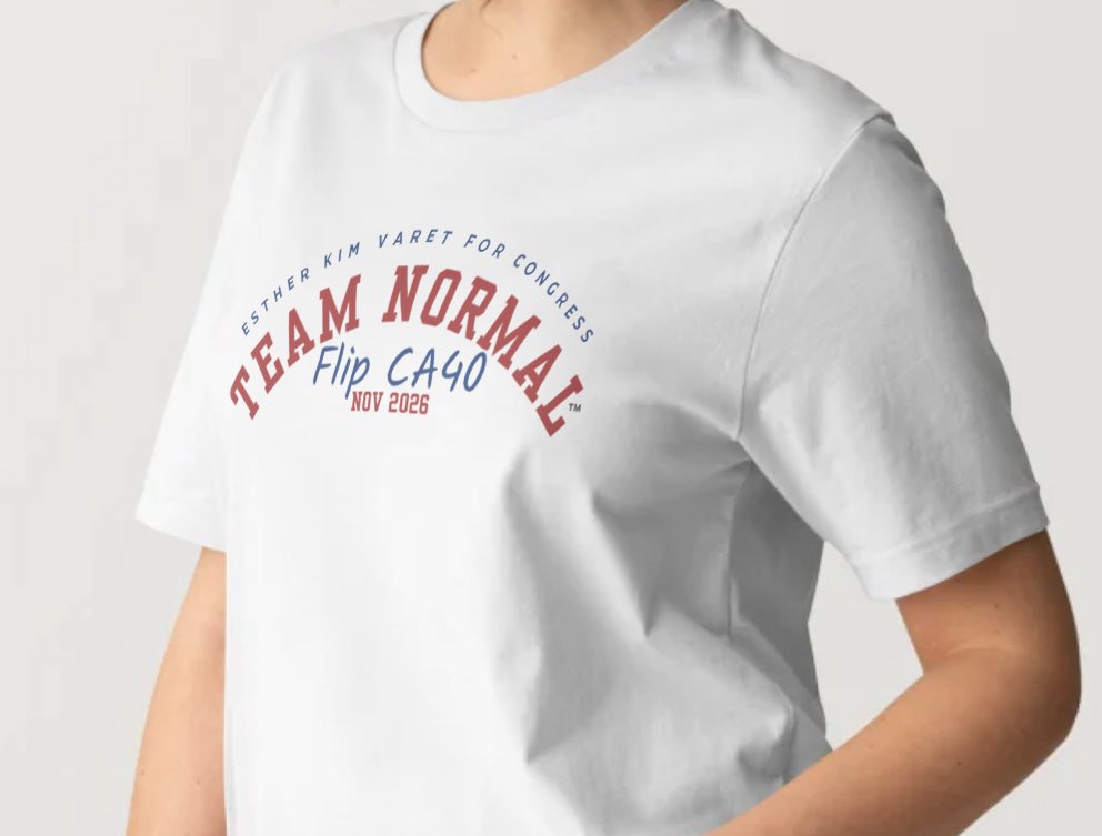 estherkimvaret's tweet photo. Team Normal ™️ gear giveaway coming soon 👀 between the extremes, 80% of us just want to Make America Normal Again

#teamnormal #flipca40 https://t.co/SwEekOmj3c
