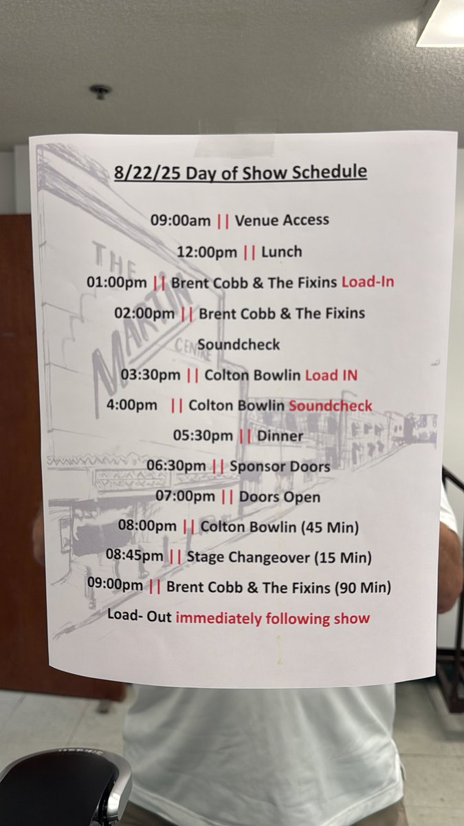 Anyone familiar with Brent Cobb and Colton Bowlin? They are playing tonight at the Martin Theatre we are trying to save. Should be a good show. It’s Friday night high school season but we almost have a sold out theatre. Can’t wait.