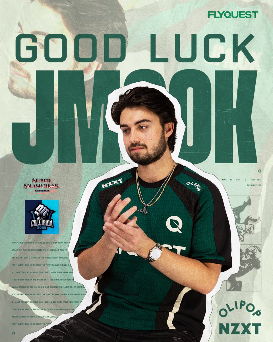 FlyFighters (@flyquestfgc) on Twitter photo Collision 2025 is happening NOW and <a href="/jakedirado/">FLY | Jmook</a> is bringing out his Sheik in Melee Doubles and Singles! Collision 2025 is happening NOW and <a href="/jakedirado/">FLY | Jmook</a> is bringing out his Sheik in Melee Doubles and Singles!