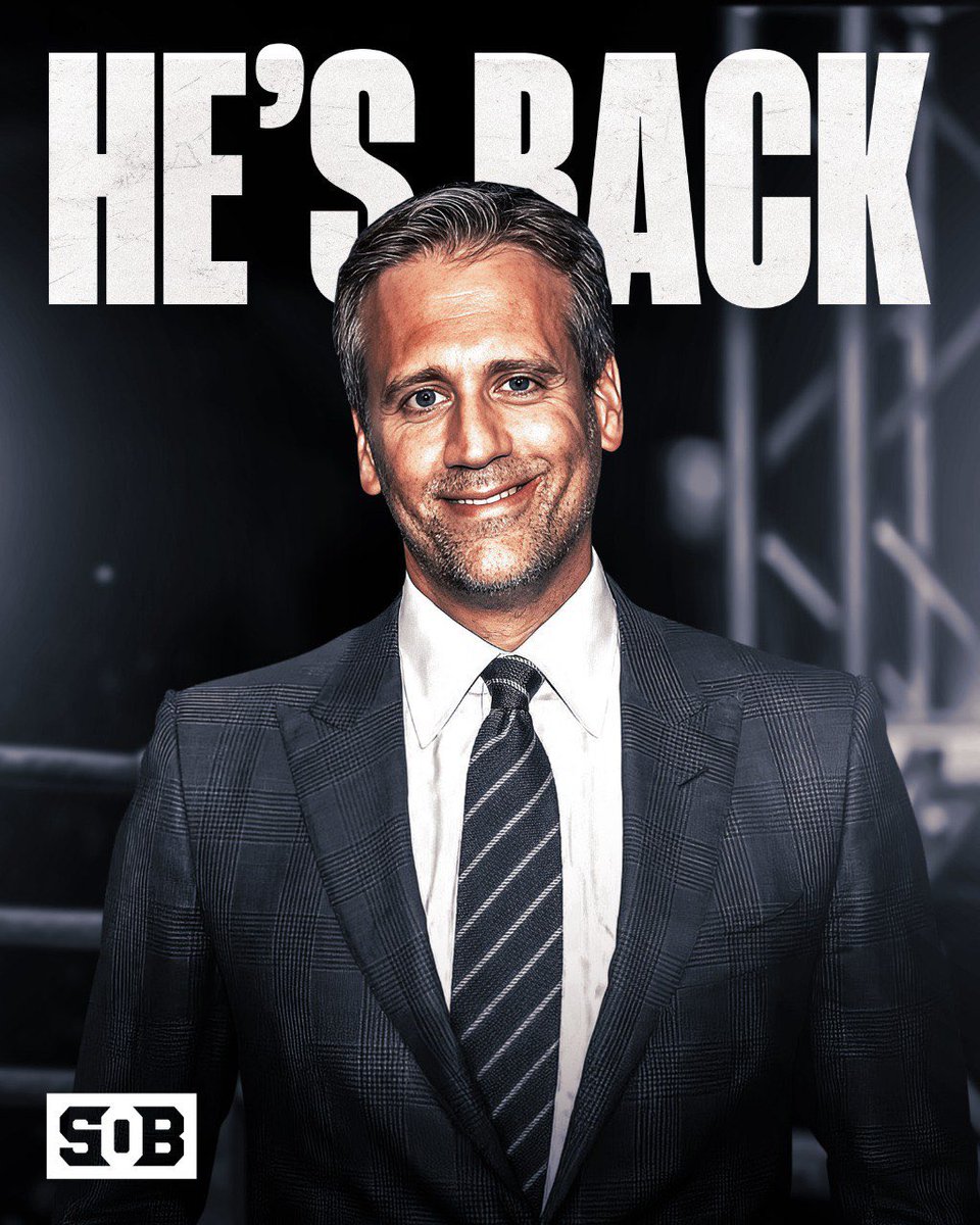 Sourceofboxing's tweet photo. 𝗧𝗥𝗘𝗡𝗗𝗜𝗡𝗚: Max Kellerman will officially be returning as a fight analyst on the #CaneloCrawford broadcast team‼️ https://t.co/fMcwn3xuuV