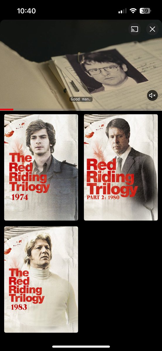 Now on Netflix. Brilliant 🙏