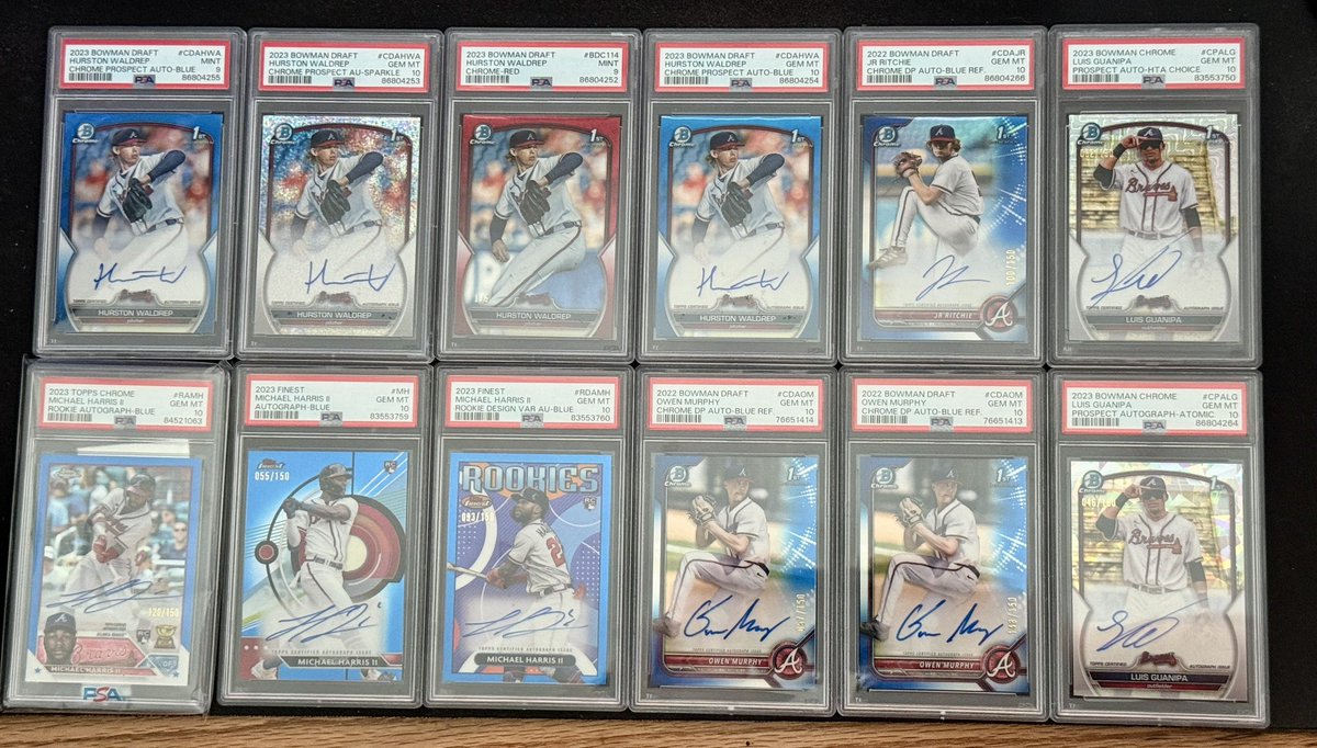 Braves slab lot $3200 shipped

Plz RT love you all