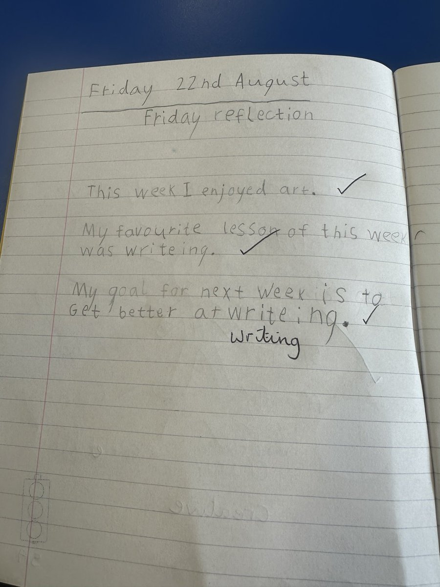 ✨ Friday Reflection in P4/3 ✨
I think it is so important for children to be given the opportunity to reflect on their learning and create their own targets. So impressed with their responses considering it was our first week 😻 #superstars