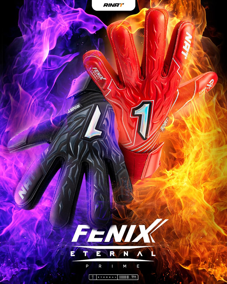 RinatOficial's tweet image. Seguridad, control y comodidad. Eso define al nuevo Fénix Eternal Prime. Encuéntralo en: bit.ly/3HoCc7J 🧤🥅⚽🐦‍🔥 #RINAT #Guantesdeportero #Porteros #Goalkeeper #Fénix #FenixEternal