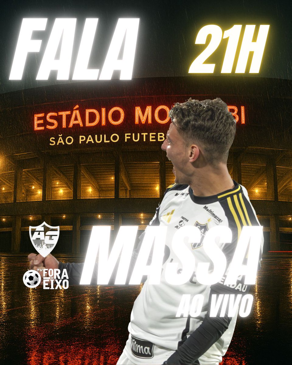 GALO CLASSIFICADO! 

O foco agora é no Brasileirão! Mais um desafio fora de casa contra o São Paulo!

Corre pro LINK  e participe da live para debater a classificação e o próximo jogo!

🕒 21h
🔗 tinyurl.com/y2ehx7rp