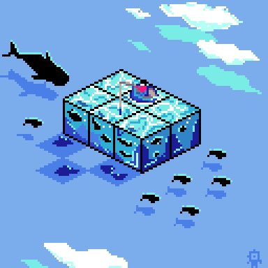 海
#pixelart  #ドット絵