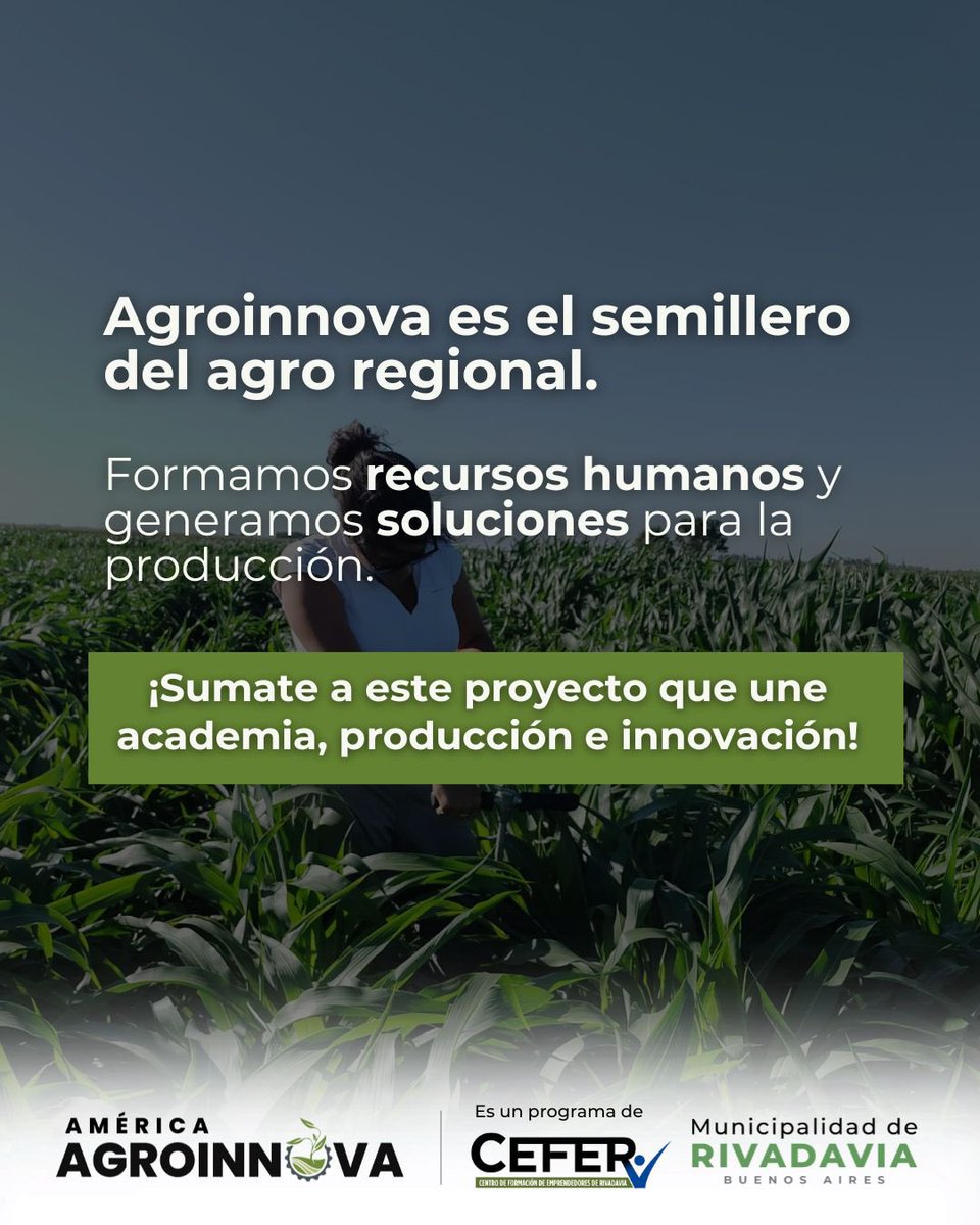 americaagr66078's tweet photo. Somos un centro de formación e investigación que vincula universidades, productores, empresas y municipio en proyectos de investigación aplicada.

+600 parcelas experimentales, tesis de grado y posgrado, pasantías y prácticas que forman profesionales https://t.co/83ta48Y5A7