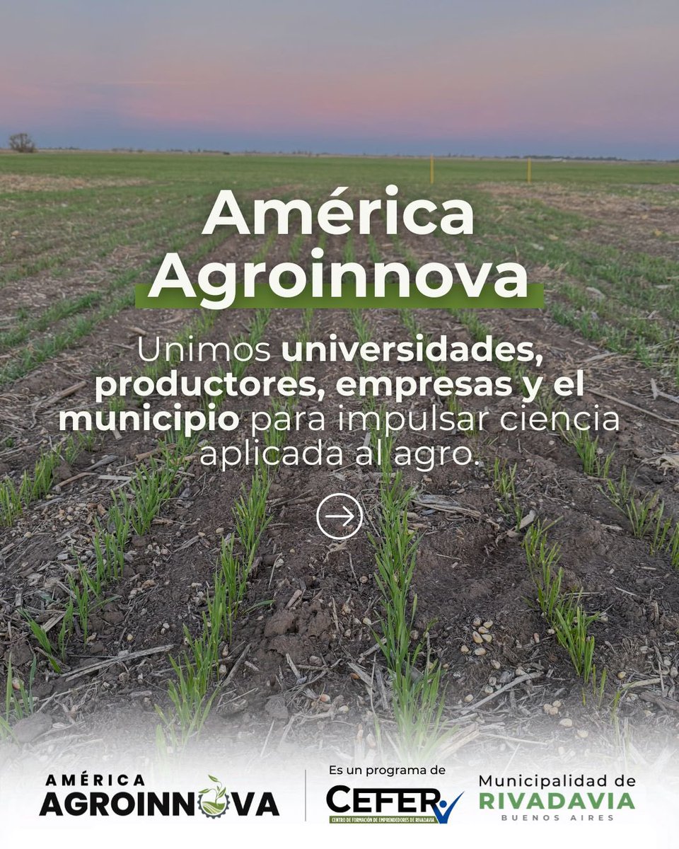 americaagr66078's tweet photo. Somos un centro de formación e investigación que vincula universidades, productores, empresas y municipio en proyectos de investigación aplicada.

+600 parcelas experimentales, tesis de grado y posgrado, pasantías y prácticas que forman profesionales https://t.co/83ta48Y5A7