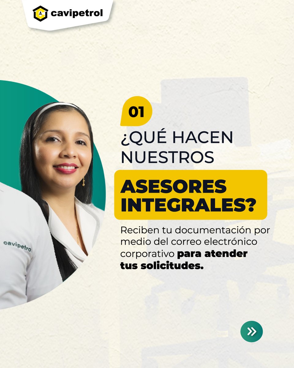Cavipetrol's tweet photo. ¿Tienes dudas o necesitas enviar documentos? 📩
Tu Asesor Integral está listo para ayudarte:
✅ Responde por WhatsApp
✅ Envía y recibe documentos
✅ Atiende tus solicitudes a tiempo

Conoce más aquí: https://t.co/8X9k06RyQp 

#Cavipetrol #AsesorIntegral #EvolucionamosContigo https://t.co/4j8t0C1Anm