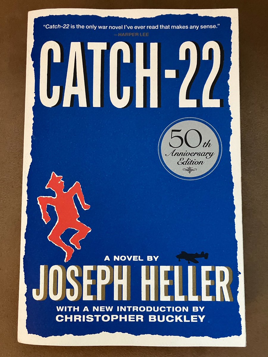 johnbiersmith's tweet photo. Up next…Catch-22 by Joseph Heller #upnext #books #Catch22 #josephheller https://t.co/qgXtS3fzva