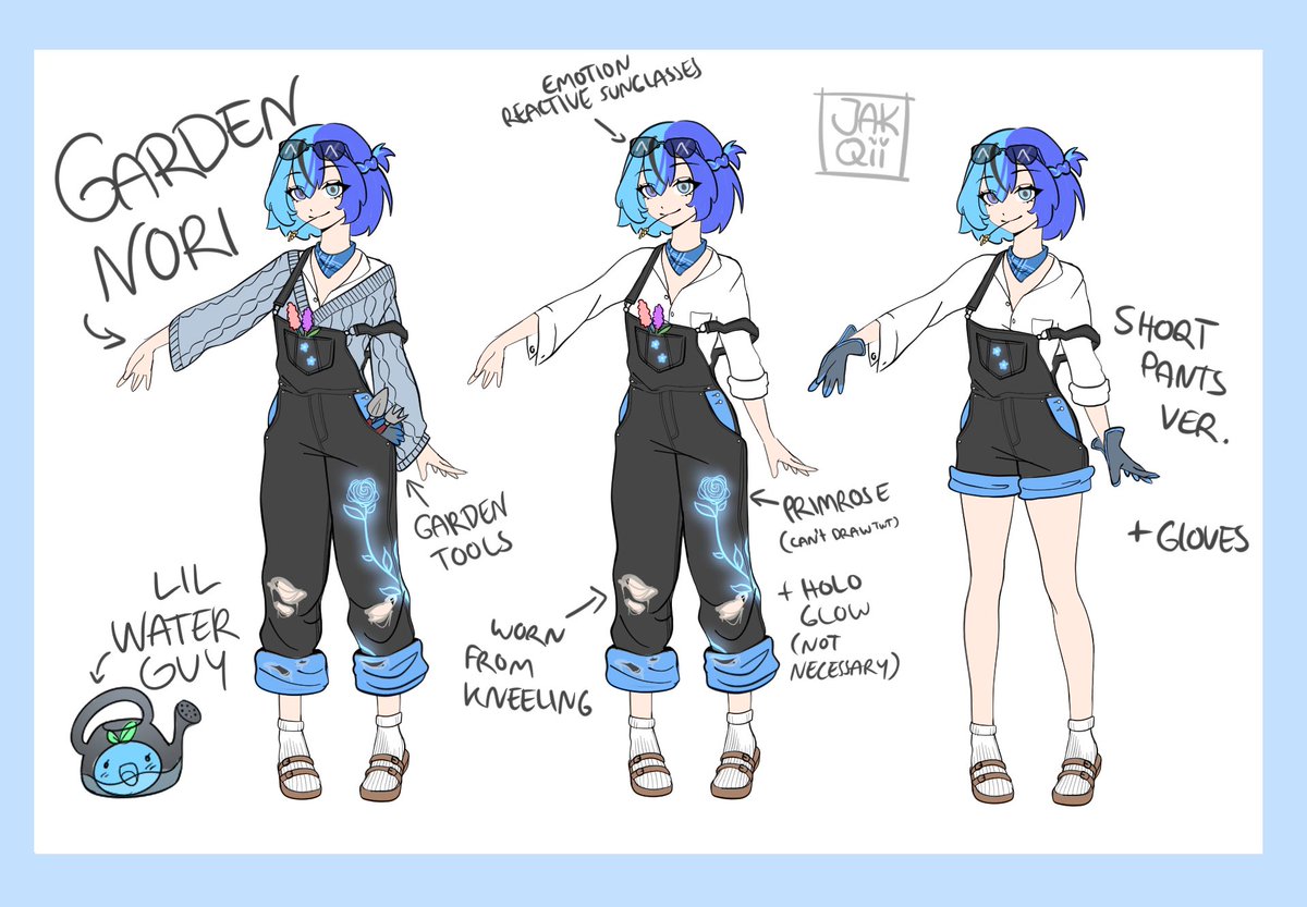 I didn’t get to post it before but — this was my entry for Technoire’s Outfit contest! 🩵

She is a dear friend of mine and I wanted to capture her love for all things plants and gardening~ 🌿✨

#NorisNewOutfit #TechnoireVT