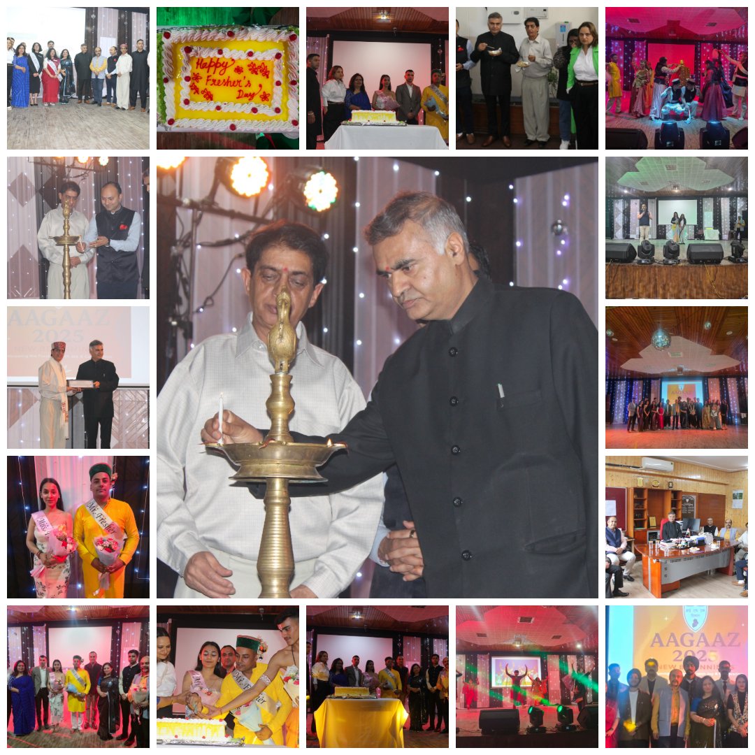 Glimpses of Freshers 2025 at IHM Shimla