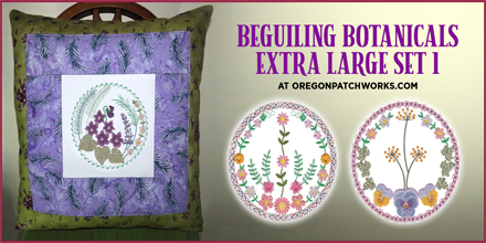 Oregonpatchwork's tweet photo. 🌸 ALJAY DESIGNS 🌸
The Beguiling Botanicals Extra Large Set 1 is here—9 elegant embroidery designs for 5x7 hoops. Perfect for quilts, décor &amp; accents! 🌿
👉 https://t.co/PMjIpfdY8l

#MachineEmbroidery #FloralDesigns #OregonPatchWorks https://t.co/IuGoL3r8pg