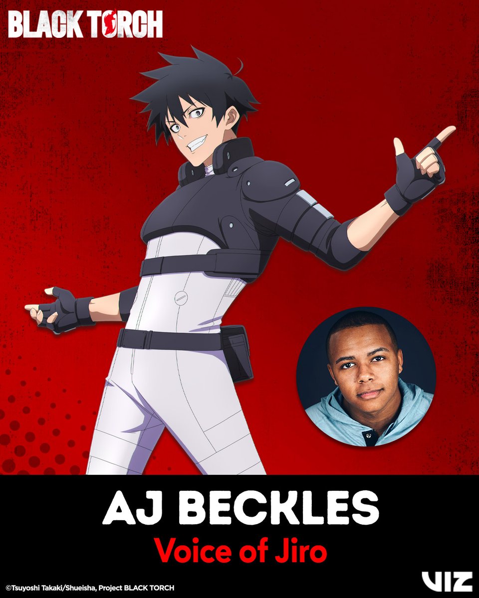 AJ Beckles will be voicing Jiro in the upcoming #BLACKTORCH anime 🔥🐈‍⬛

🗣️ You may recognize him as Okarun in DAN DA DAN &amp; Takemichi Hanagaki from Tokyo Revengers

He'll be talking to animals and beating down demons. We can't wait!
