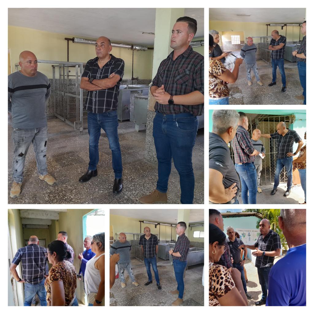 Efectúa visita a la <a href="/CiroUeb/">UEB Ciro Redondo</a>, <a href="/AlbertoLopezcu/">Alberto López Díaz</a> titular del <a href="/minalcuba/">Ministerio de la Industria Alimentaria de Cuba</a> donde sostuvo  intercambio con directivos y trabajadores. Lo acompañó la Gobernadora <a href="/CaridadPoey/">Marieta Poey Caridad</a>, así como otros funcionarios del Gobierno y del PCC.
#CárnicoMatanzas
#MinalXMásAlimentos
#AgroalimPorCuba