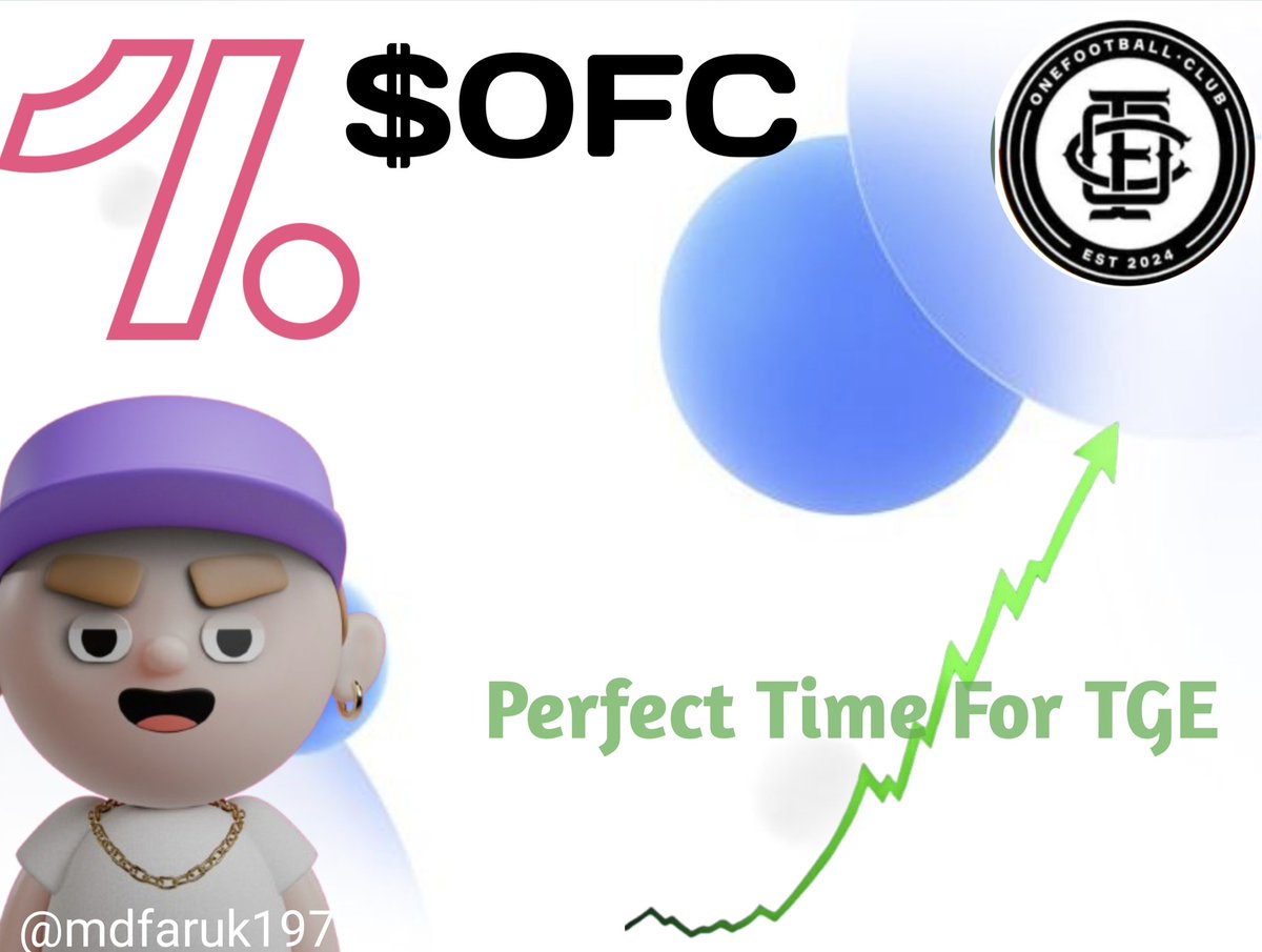🚀 Market is 🔥  almost every coin hitting ATH!
Perfect timing for $OFC TGE ⚽💚

✅ The team is working hard to get us to TGE
✅ Market condition = super bullish
✅ Our moment is getting closer

Stay patient, trust the process. The best is yet to come 💎

#OFC <a href="/ofc_the_club/">OneFootball Club</a>