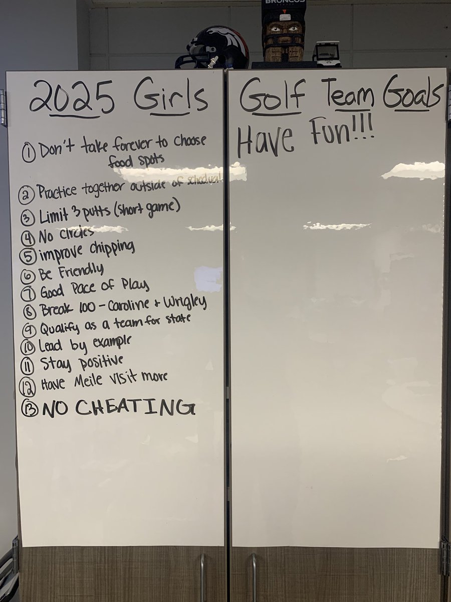 os_falcon_golf's tweet image. Set our goals for the season! We are #18Strong and have a group that just gets it! So excited to get the opportunity to coach this group and see what they accomplish throughout the season. #ProcessOriented #OnePositive