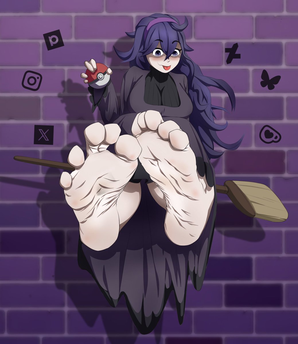 Feet Friday! Here you go ^^
Pokemon Hex Maniac Helena feet, alt with no pokemon 🐾
Do you like wrinkly soles? 😽

By the way, you can follow / support me on every social ^^