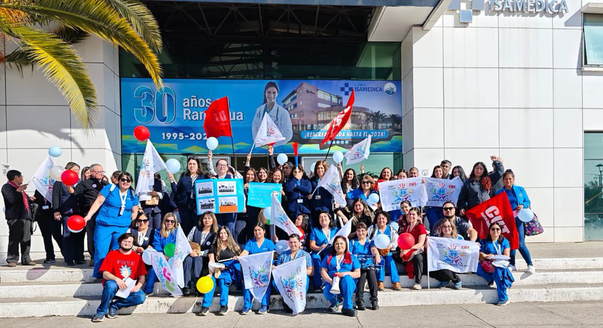 ‼️🚨👉Compartimos comunicado de apoyo con nuestr@s compañer@s y afiliad@s del sindicato <a href="/sindsesmedica/">Sindicato Sesmedica</a> que el día de ayer votaron la huelga por amplia mayoría; en el marco de la negociación colectiva #2025 con Clínica <a href="/Isamedica/">Clínica Isamédica</a>
