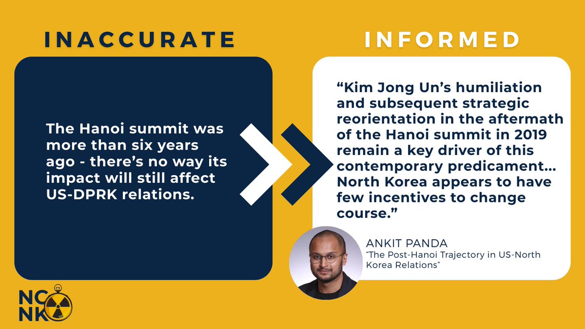 Myth, busted!💥 NCNK member Ankit Panda (<a href="/nktpnd/">Ankit Panda</a>), a senior fellow at <a href="/CarnegieEndow/">Carnegie Endowment</a>, challenges the idea that the past is easily forgotten as he outlines the need for major shifts in the US approach to #NorthKorea. ➡️ bit.ly/45uHxUs