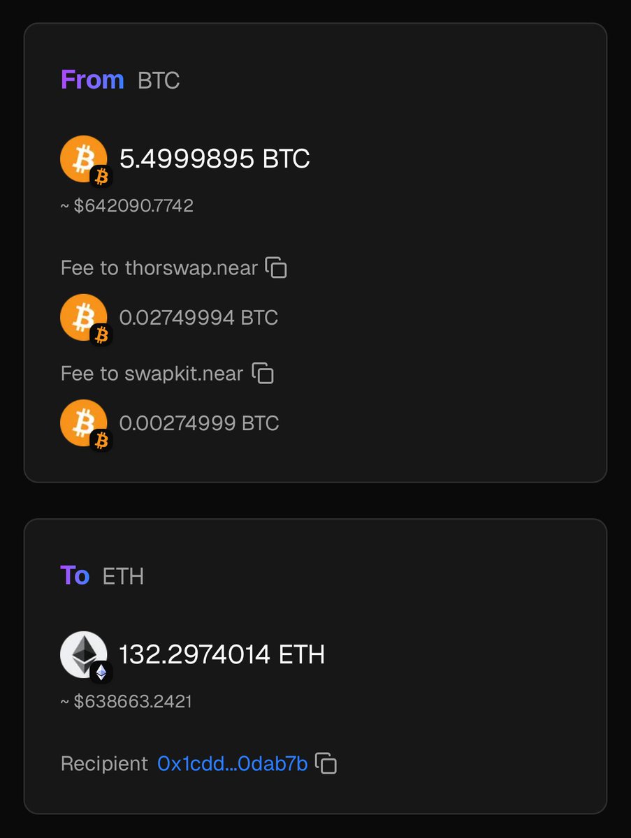 Another massive swap on Intents.
Our solvers managed to deliver to the user extra $104 (not counting the distribution fees).