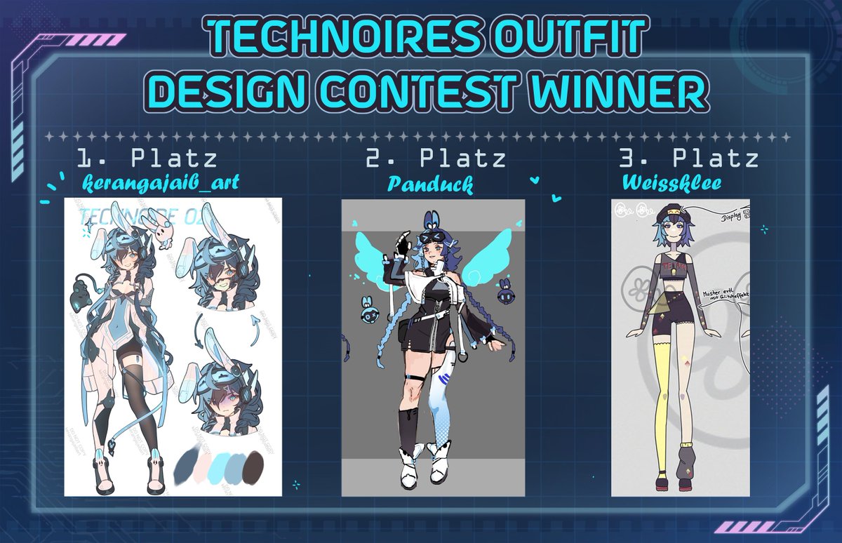 ⚠️ 𓏸 𓈒 𓂃  𝙾𝚞𝚝𝚏𝚒𝚝 𝙲𝚘𝚗𝚝𝚎𝚜𝚝 𝙶𝚎𝚠𝚒𝚗𝚗𝚎𝚛 𓂃 𓈒 ◌ ⚠️

Vielen Dank für die tollen Outfits🙏
Herzlichen Glückwunsch an die Gewinner:

1. Platz <a href="/kerangajaib_art/">kerangajaib_art 💫 VGEN💫CF21 SOON💫</a> 
2. Platz @Panduck_penk 
3. Platz <a href="/weisskleee/">weissklee 🍀coms closed.</a> 

Ich slide euch direkt mal in die DM's &gt;w&gt; 🏆