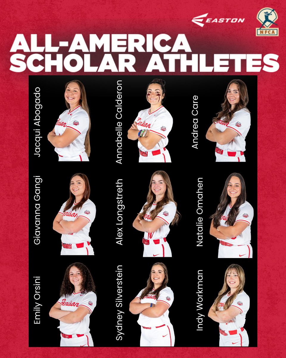 Proud to celebrate our All-America Scholar Athletes for their dedication in the classroom and on the field. 🤩📚
