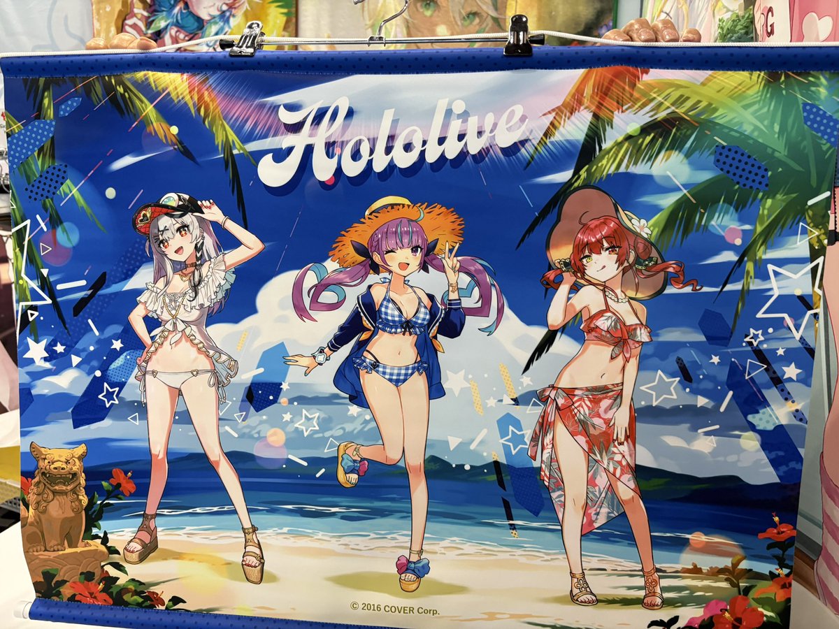store_akiba's tweet image. We have special gifts! DAY3
Daily raffle rule: 
☑️follow
☑️RP(RT )of this Post

🎁Gift for3rd  day is Hololive  umisea tapestry.

deadline →August 23 
/ 6pm
(Giveaway Picker Use)

If you win, please come to our booth #2401 ANYC .
🧡Please come and pick it up by 5:00 p.m. on…