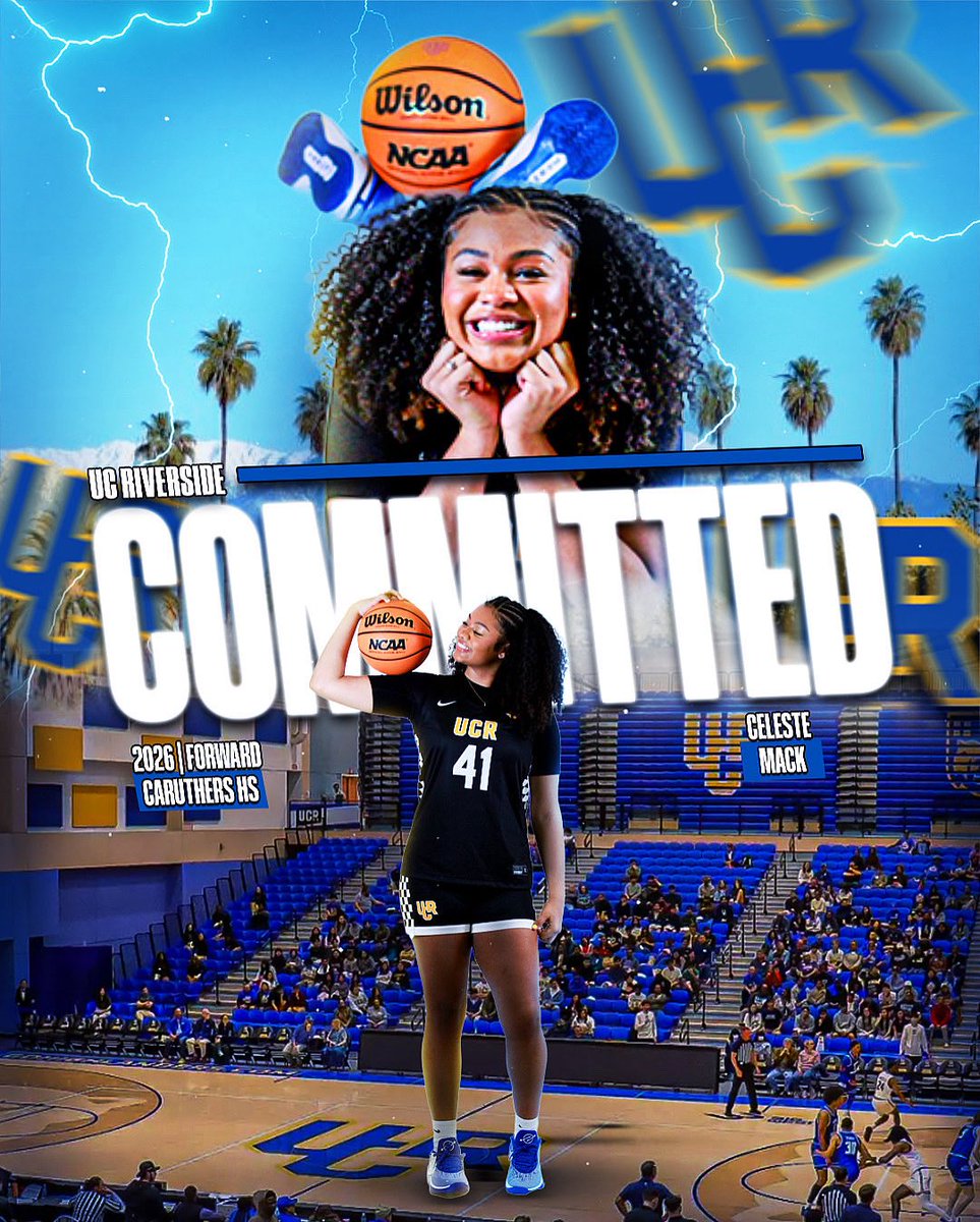 So excited for <a href="/_celestemack26/">Celeste Mack</a> and her commitment too <a href="/UCR_WBB/">UCR Women's Basketball</a> . Proud of you kid! Determination, heart, and hustle. 🏀