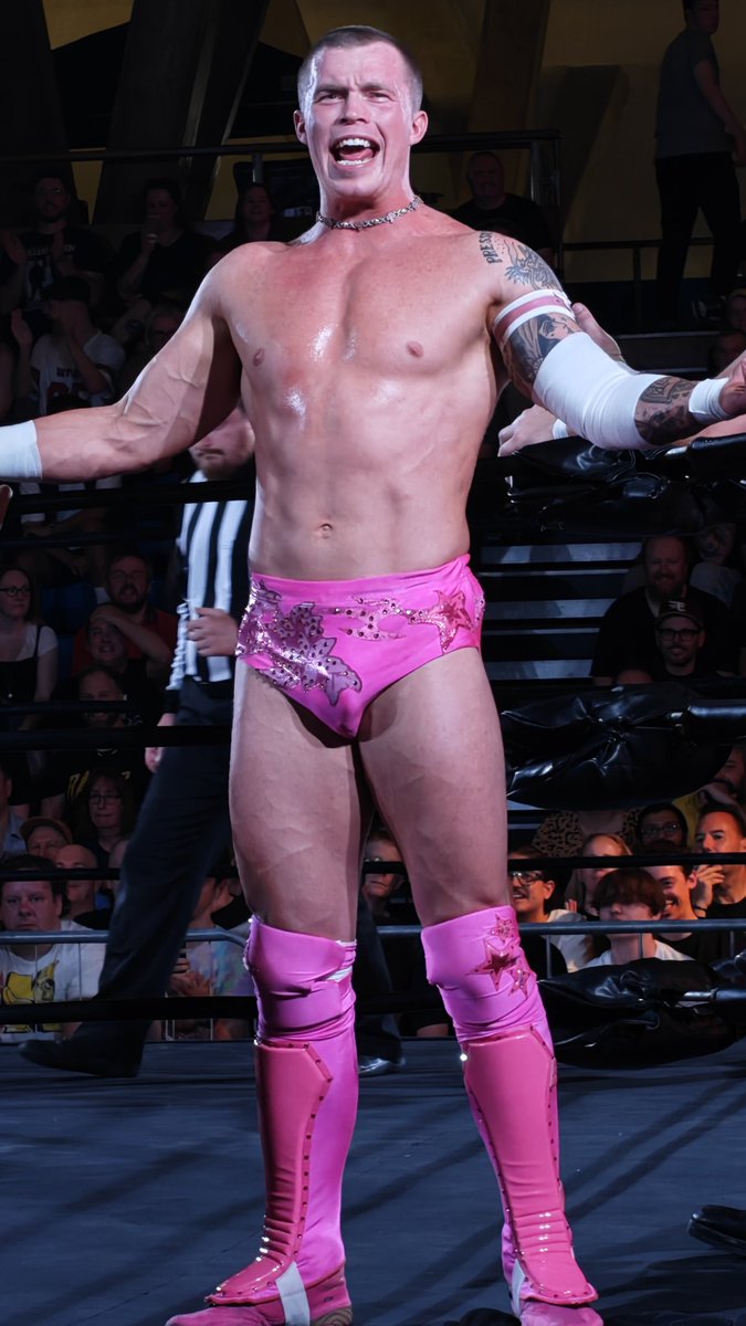 DrgnMstrAdam's tweet image. Here&apos;s Kyle Fletcher being a goofy little dude at #RevPro