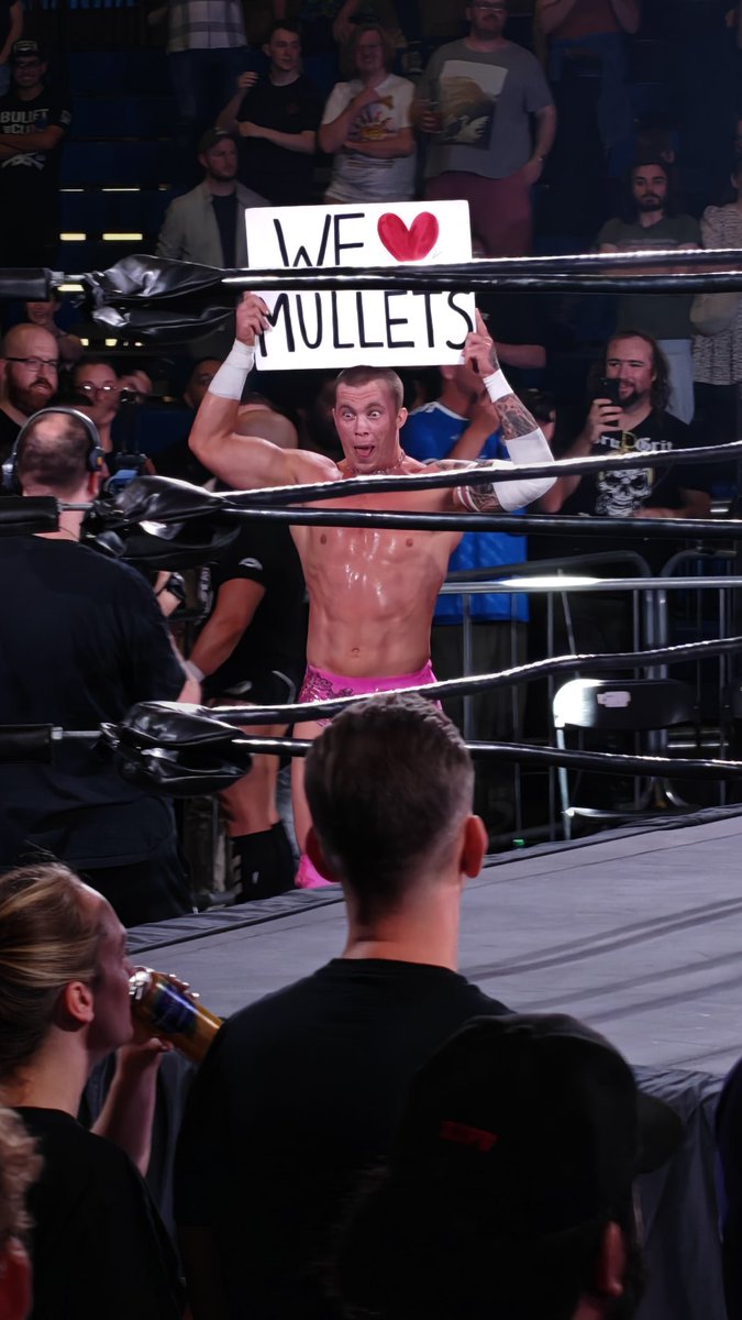 DrgnMstrAdam's tweet image. Here&apos;s Kyle Fletcher being a goofy little dude at #RevPro