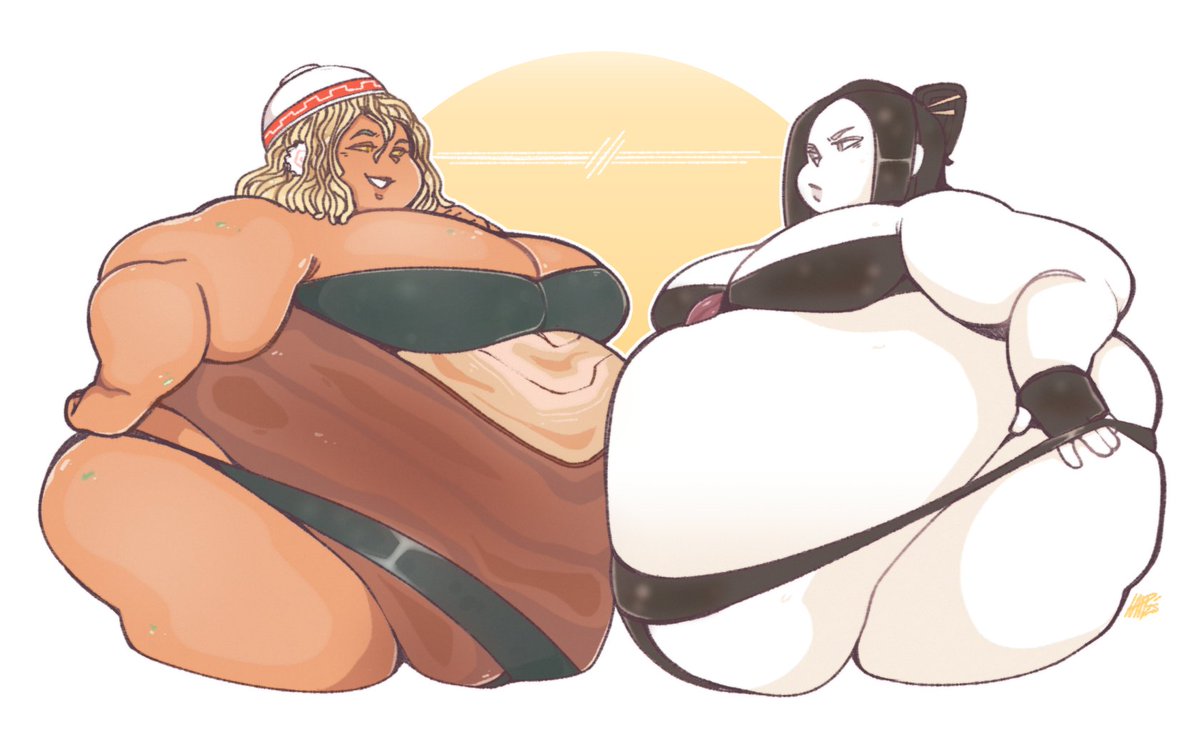 There's only room in the bowl for one of em'! 🍜🍚
OC stream sketch for Krockman18!