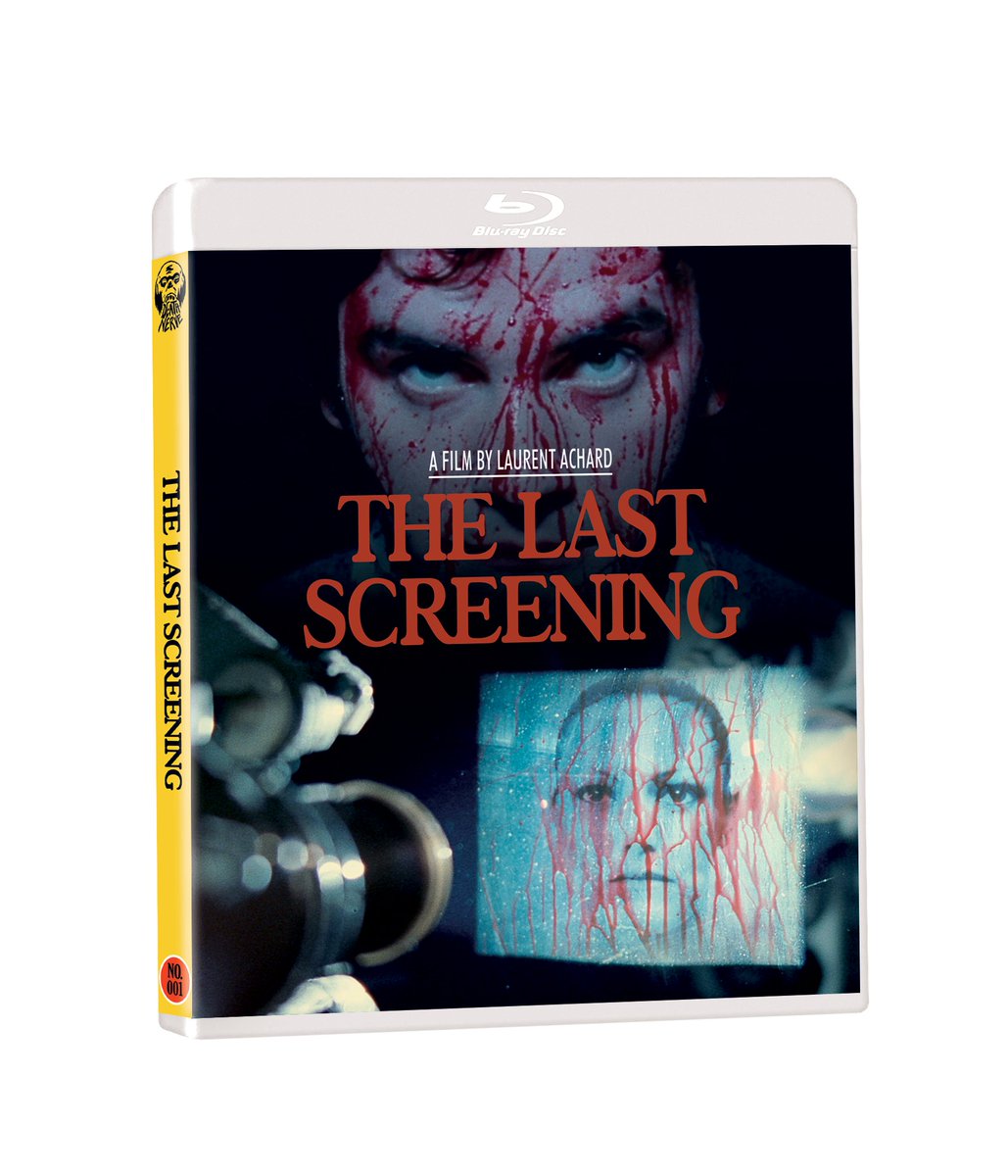 disc_connected's tweet photo. ***ANNOUNCEMENT***

Coming in October on Blu-ray in the US from new @terror_vision sublabel #DeathNerveVideo: #TheLastScreening (2011)!

Death Nerve Video is a new sub-label from Terror Vision that will focus on giallo, neo-giallo, giallo-adjacent and influenced films in its catalogue.

Sylvain (Pascal Cervo), a devoted projectionist and caretaker of a soon-to-close art house cinema, lives a life consumed by film. Each night, he personally screens a classic 35mm print to sparse audiences—but once the final reel ends, his obsession spills into terrifying real-life rituals. What begins as a melancholic ode to cinema’s fading past slowly transforms into a chilling portrait of repression, legacy, and psychological decay.

The Last Screening is a love letter to films like Peeping Tom, Cinema Paradiso, Deep Red and Maniac, offering a dark and cerebral twist on the slasher/giallo genre, steeped in cinephilic reverence.

Death Nerve Video is proud to present Laurent Achard’s unsettling psychological giallo horror film, The Last Screening. This makes its worldwide high-definition debut with a stunning new 2K restoration, scanned, and meticulously restored from the original 35mm camera negative. This also marks the first time the film has been distributed outside its home country.

Special Features and Info:

Scanned & Restored in 2K from its 35mm Original Camera Negative
Region Free Blu-ray
New Commentary w/ Death Nerve Video’s Brad Henderson
Low Budget Diaries: New Interview w/ Noel Simsolo
Surviving The Screening: New Interview w/ Pascal Cervo
Producing The Screening: A New Interview w/ Sylvie Pialat
Video Essay: Oh, l’horreur! The French New Wave Horror
Audio Essay by Paul Le
Raw Footage From The Set of The Last Screening
Archival Interview w/ Pascal Cervo
Newly Created Subtitles

https://t.co/AdTXE1ohJh

#BluRay #PhysicalMedia #BluRays #BoutiqueBluRay #CultMovies #DiscConnected #TerrorVision #Giallo #NeoGiallo