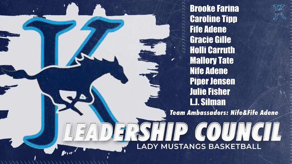 Proud to introduce the 2025-2026 Lady Mustangs Leadership Council &amp; Program Ambassadors 💙🏀

These Mustangs were voted on by their peers to help lead, set the tone, and represent what it truly means to wear Lady Mustang Blue. 🙌

Leadership isn’t just a title—it’s responsibility