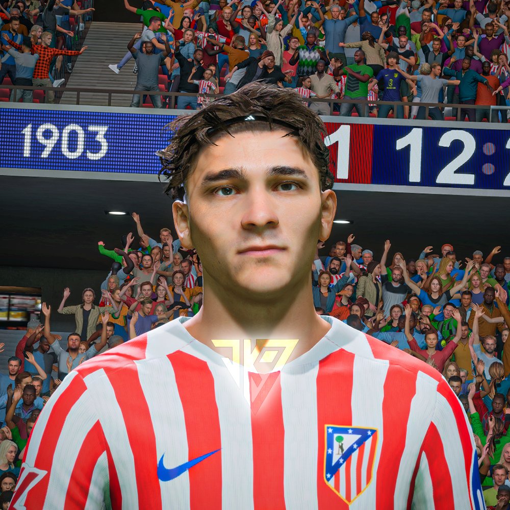 Jan_Kezza's tweet photo. Julian Alvarez | Atletico Madrid | FC25 Face mod update    ID: CLASSIC 
DOWNLOAD LINK⬇️⬇️⬇️
https://t.co/N6KxzNlTXJ
#FC25 #fc25facemod #AtleticodeMadrid #julianalvarez https://t.co/deJ9rUIfvq