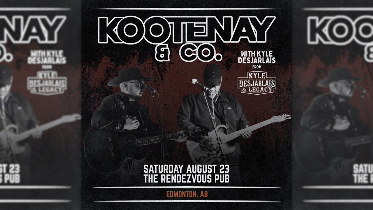 Tomorrow #CountryMusic #rockmusic  #yegevents with Kootenay And Co and Kyle Desjarlais and Legacy 4 hours of foot stomping country swinging good time. Dance Contests Waltz Swing 2 Step Prizes Doors 7pm Show 8pm 10108 149st
