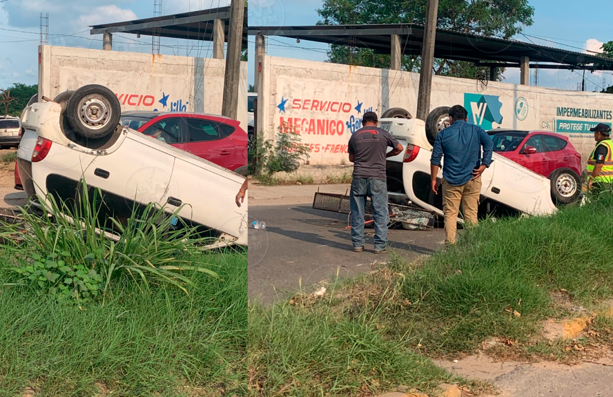 xevtfm's tweet photo. ⚠️ #Alerta ⚠️ Reportan la volcadura de un vehículo a la altura de Los Sauces, antes de llegar al puente que va para 📍 #Samarkanda https://t.co/jXB1c85a0i