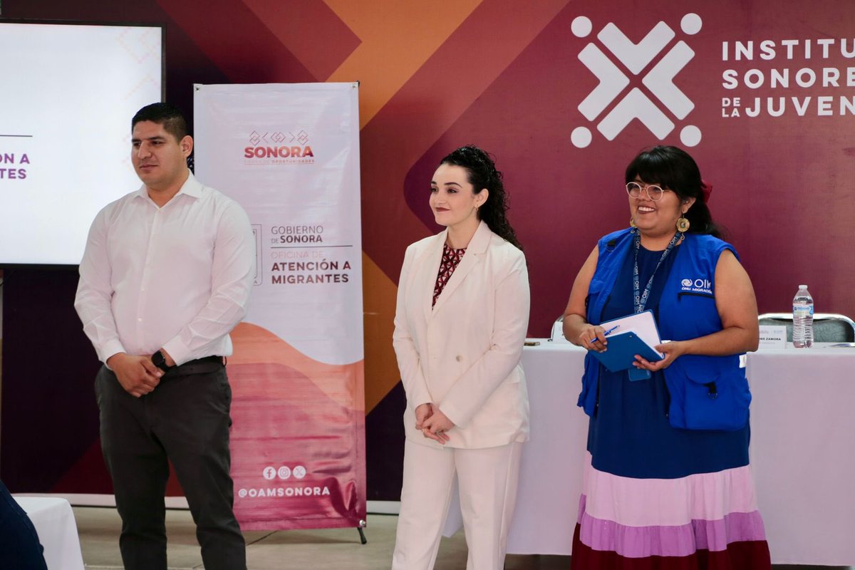bernardethruiz's tweet photo. Siempre es un gusto platicar sobre política migratoria y hablar de los logros del Gobierno de Sonora en la materia gracias a la coordinación interinstitucional, con sociedad civil y y academia. ¡Gracias @OIM_Mexico por su acompañamiento! @AdolfoSalazar_ @AlfonsoDurazo https://t.co/amkqKEBq3J