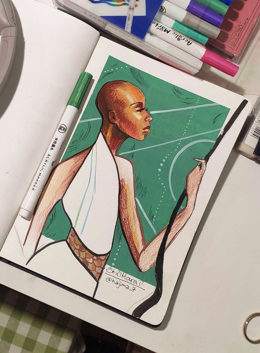 vivienne my beloved 💚

colored pencils + acrylic markers

#dragonage #dai